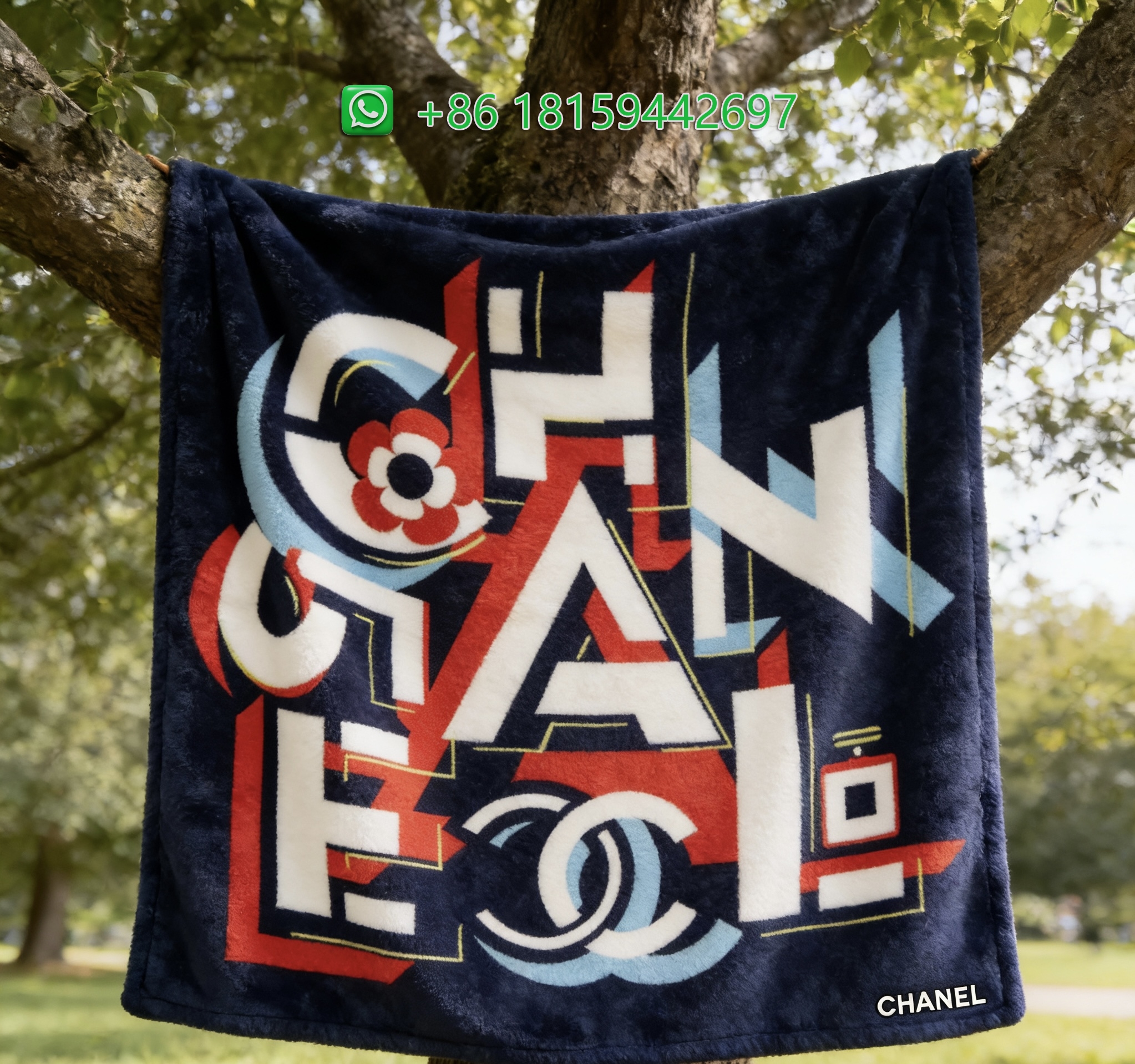 Chanel Throw Blankets
